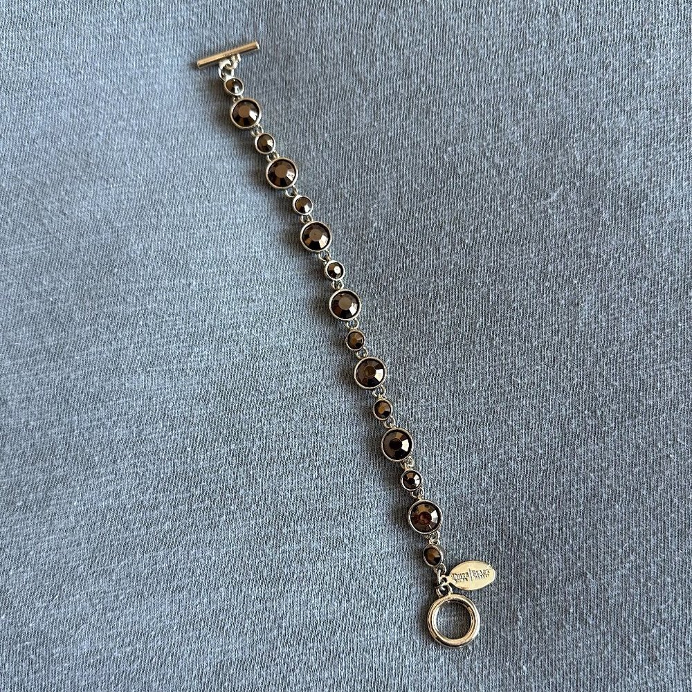 White House Black Market Gold Toggle Bracelet